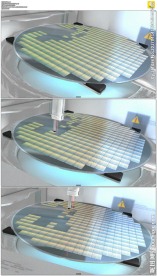 硅片分离成单个芯片