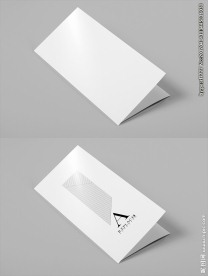 折页封面展示样机
