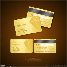 金色VIP会员卡