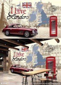 复古怀旧英国KTV酒吧咖啡背景