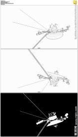 线条太空探测器