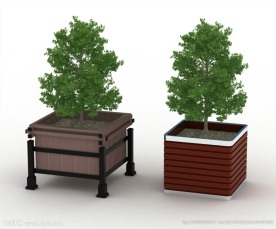 塑木花箱  PVC花箱