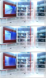 透明背景演播室