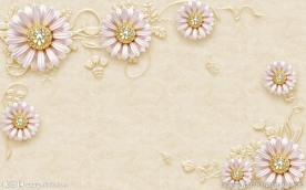 高清大理石纹珠宝背景墙装饰画