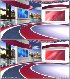 虚拟演播室动态背景