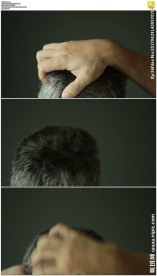 男人头皮痒抓头发