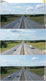 高速公路车流延时摄影