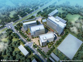 工业厂房效果图