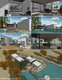 现代风格度假民宿