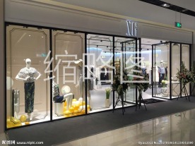 zg ig 女装专卖 商场橱窗