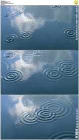 水滴波纹
