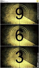 复古金色电影倒计时