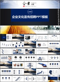 企业文化宣传校园招聘PPT模板