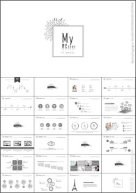 清新简约个人简历求职竞聘PPT