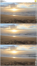海滩日落