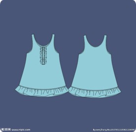 女童背心裙连衣裙子