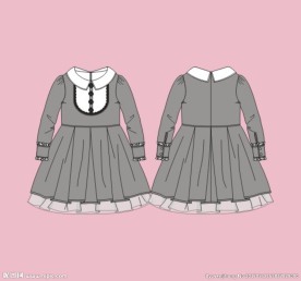 少女装 长袖连衣裙 秋季 裙子