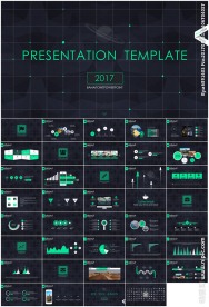 2017星空动态点线总结ppt
