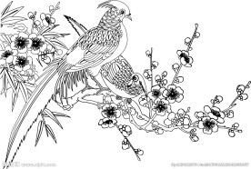 花鸟图 喜鹊登梅图片