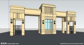 SU欧式大门模型