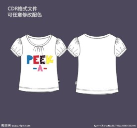 女童短袖T恤