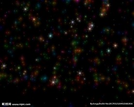 彩色粒子向上飘动视频素材