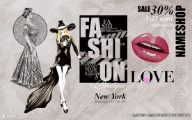 时尚美女装饰画背景墙