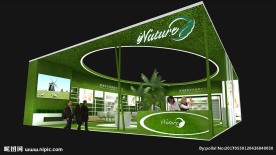 环保绿色展台
