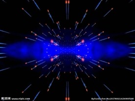 大气慢条蓝星空 穿梭