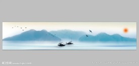 新中式装饰画 腰线