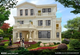 山河源墅别墅效果图