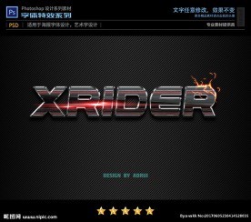 PS字体特效游戏样式