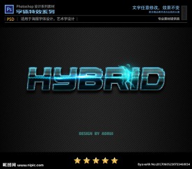 PSD字体特效游戏样式