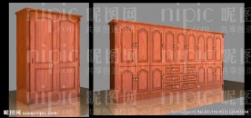 室内衣柜效果图