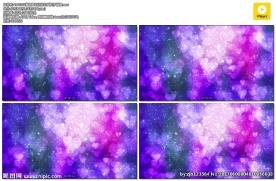 爱情桃心 婚礼片头 婚礼粒子