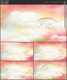 卡通 节日 彩虹 色彩