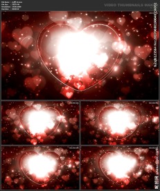 桃心 爱心 婚礼 喜庆 粒子歌