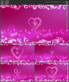 桃心 爱心 喜庆 粒子歌舞表演