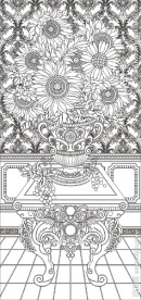 欧式向日葵花瓶