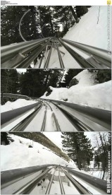 雪地滑道过山车