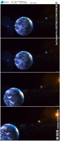 高清太空地球背景视频素材