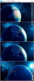 高清太空地球背景视频素材