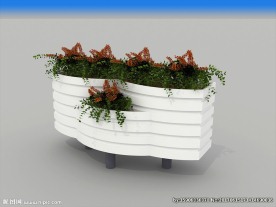 2+1组合花箱 PVC花箱