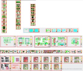 银行整套装修施工图纸