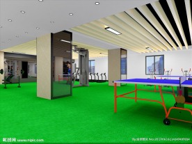 健身中心效果图