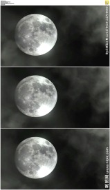 黑夜明亮的圆月