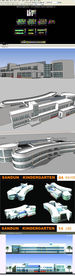 幼儿园SU模型建筑CAD