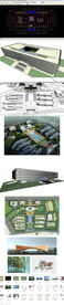 图书馆建筑SU模型带cad