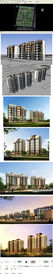 多层建筑草图SU模型含CAD图