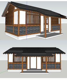 中式卫生间厕所建筑草图大师SU